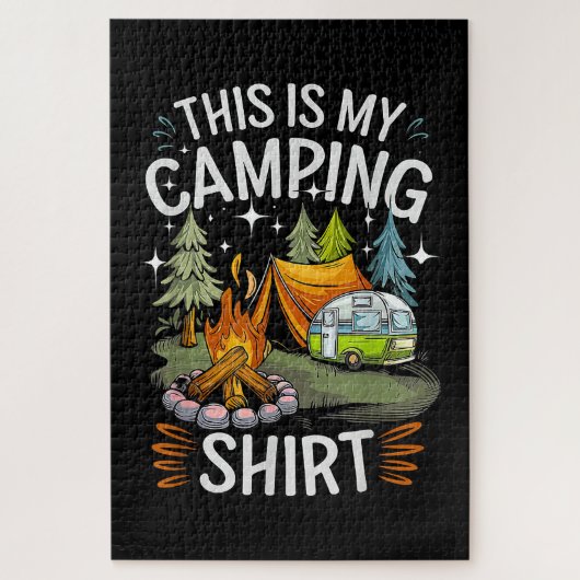 Puzzle Drôle C'est Mon Camping Pour Campeur (Vertical)
