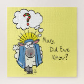 Puzzle Drôle Christian Noël mignon Mouton Dessin (Vertical)