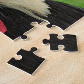 Puzzle Drôle coq polonais (Côté)