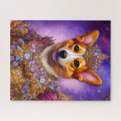 Puzzle drôle de chien | Corgi Queen (Horizontal)
