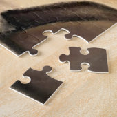 Puzzle drôle de girafe avec rose (Côté)