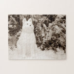 Puzzle drôle de neige akita snowman photo noël<br><div class="desc">Ce bonhomme de neige à l'air drôle akita sur ce puzzle a été construit juste après Noël dans l'épaisse neige de décembre. L’akita à neige a une drôle d’expression sur le visage, mais... je pense que quelqu’un aurait l’air de l’avoir fait s’ils avaient été assis dans la neige froide pendant...</div>