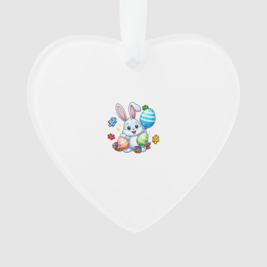 Puzzle drôle de sensibilisation à l'autisme Lapin  (devant)