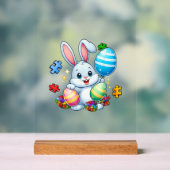 Puzzle drôle de sensibilisation à l'autisme Lapin (Neutre)