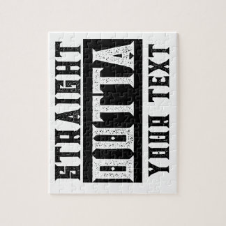 Puzzle Drôle 'Juste En Dehors De Votre Texte'