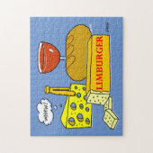 Puzzle Drôle Limburger Fromage et Dessin Vin (Vertical)