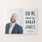 Puzzle Drôle Papa Photo Père Citation Typographie (Horizontal)