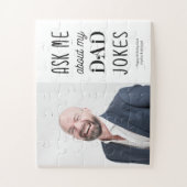 Puzzle Drôle Papa Photo Père Citation Typographie (Vertical)