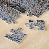 Puzzle drôle photo de chien souriant voyant (Côté)