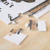 Puzzle Drôle retraite pas aujourd'hui (Côté)