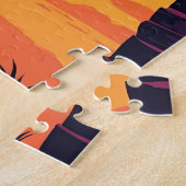 Puzzle Drôle Rétro Vacances de chats d'été (Côté)