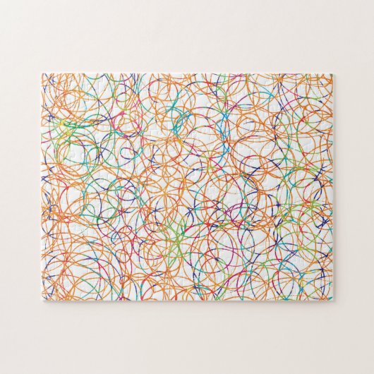 Puzzle Drôle Scribbles Challenging Rainbow Motif (Horizontal)