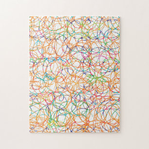 Puzzle Drôle Scribbles Challenging Rainbow Motif