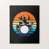 Puzzle Drummer Retro Vintage (Vertical)