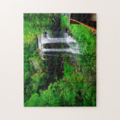 Puzzle Dry Falls North Carolina. (Vertical)