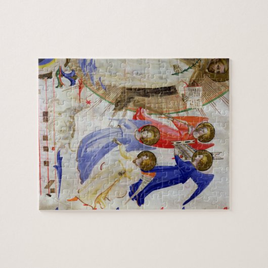 Puzzle ds 558 f.67v St Dominic avec quatre anges (Horizontal)