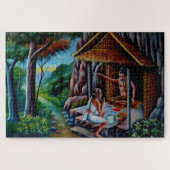 puzzle du bouddha de la méditation (Horizontal)