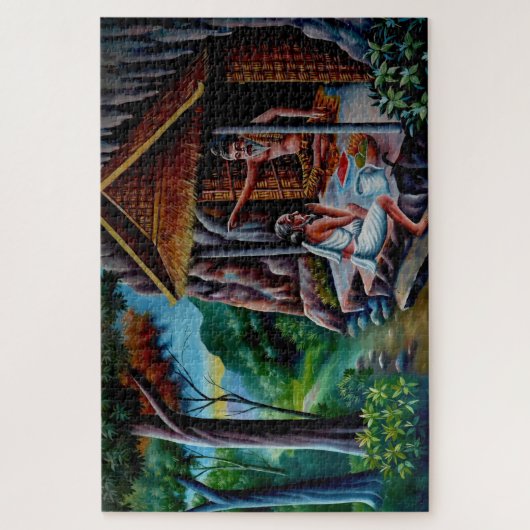 puzzle du bouddha de la méditation (Vertical)