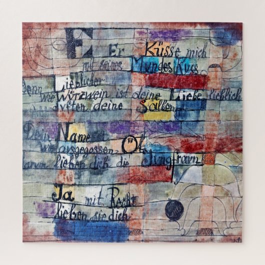 Puzzle Du chant des chansons, Klee (Vertical)