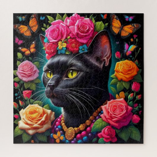 Puzzle du chat noir ! (Vertical)