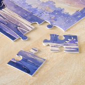 Puzzle du Chat Noir au Clair de Lune (Côté)