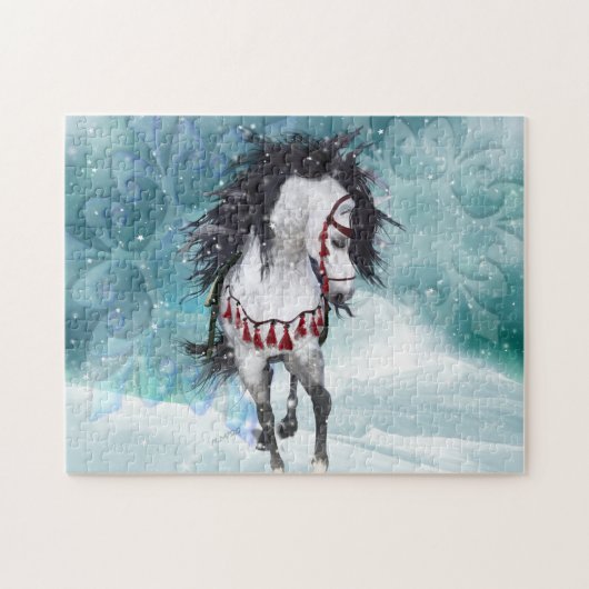 Puzzle du Cheval de neige (Horizontal)