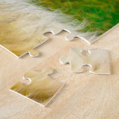 Puzzle du chien de race Leonberg. (Côté)