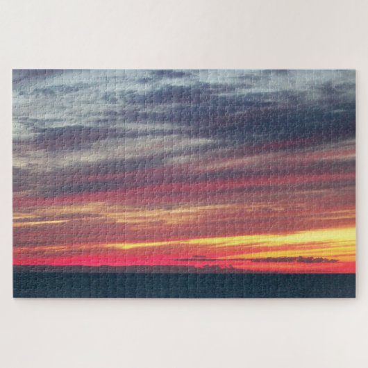 Puzzle du ciel du coucher du soleil (Horizontal)
