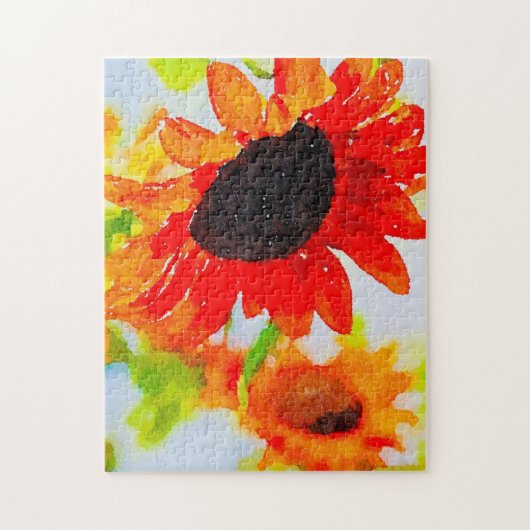 Puzzle du ciel et du tournesol difficile (Vertical)