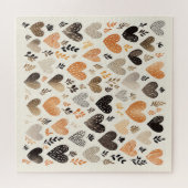 Puzzle du coeur populaire scandinave (Horizontal)