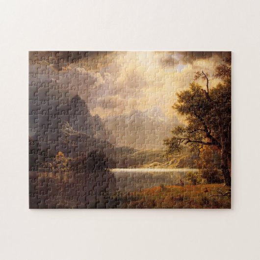 Puzzle du Colorado de parc de Bierstadt Estes (Horizontal)
