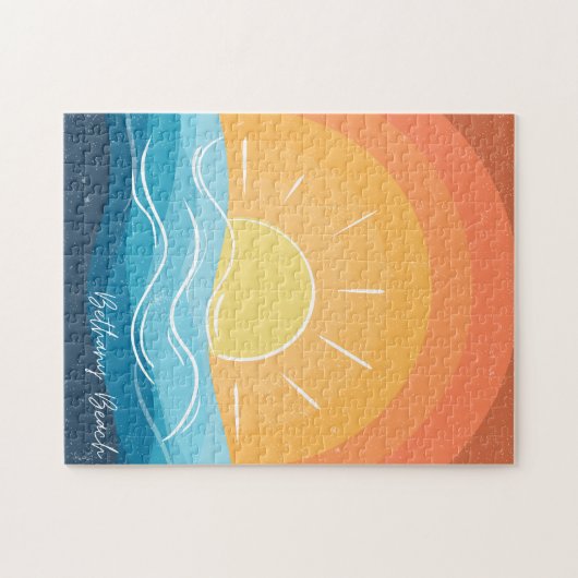 Puzzle du coucher de soleil (Horizontal)