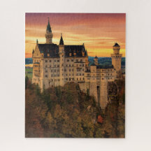 Puzzle du coucher de soleil de Neuschwanstein