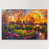 Puzzle du coucher du soleil (Horizontal)