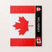 Puzzle du drapeau canadien, Pays des Canadiens / C (Vertical)