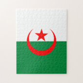 Puzzle du drapeau de l'Algérie (Vertical)