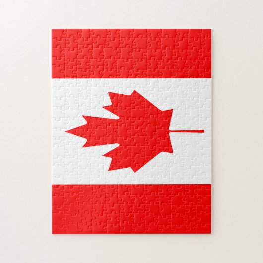 Puzzle du drapeau du Canada (Vertical)