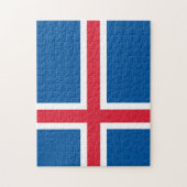 Puzzle du drapeau islandais (Vertical)