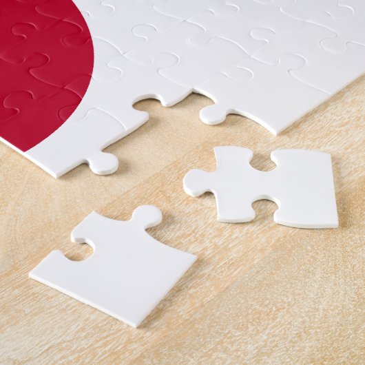 Puzzle du drapeau japonais (Côté)