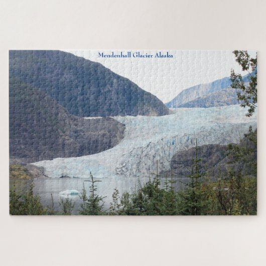 Puzzle du glacier Mendenhall Alaska (Horizontal)