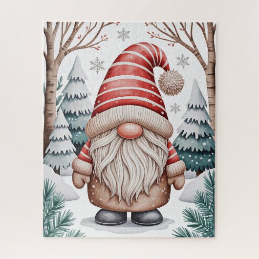 Puzzle du gnome d'hiver (Vertical)