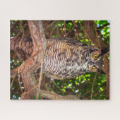 Puzzle du Grand-duc d'Amérique | Art de la faune f (Horizontal)