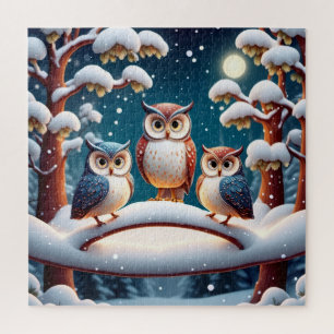 Puzzle du Hibou d'Hiver