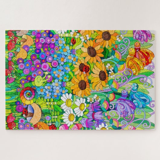 Puzzle du jardin de Ladybug (Horizontal)