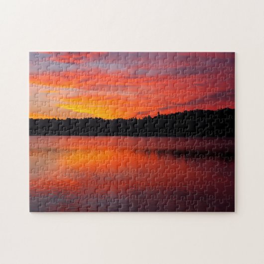 Puzzle du lac de plaisance de Sunrise (Horizontal)
