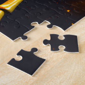 Puzzle du Logo de Cheval Doré | Cheval Puissant de (Côté)