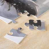 Puzzle du loup d'hiver (Côté)