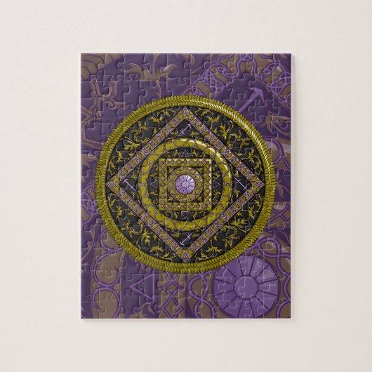 Puzzle du mandala du Sagittaire (Vertical)