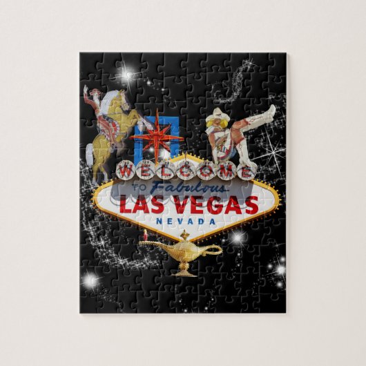 Puzzle du panneau de bienvenue de Las Vegas (Vertical)
