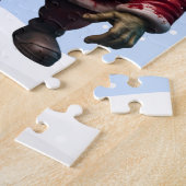 Puzzle du Père Noël Zombie (Côté)